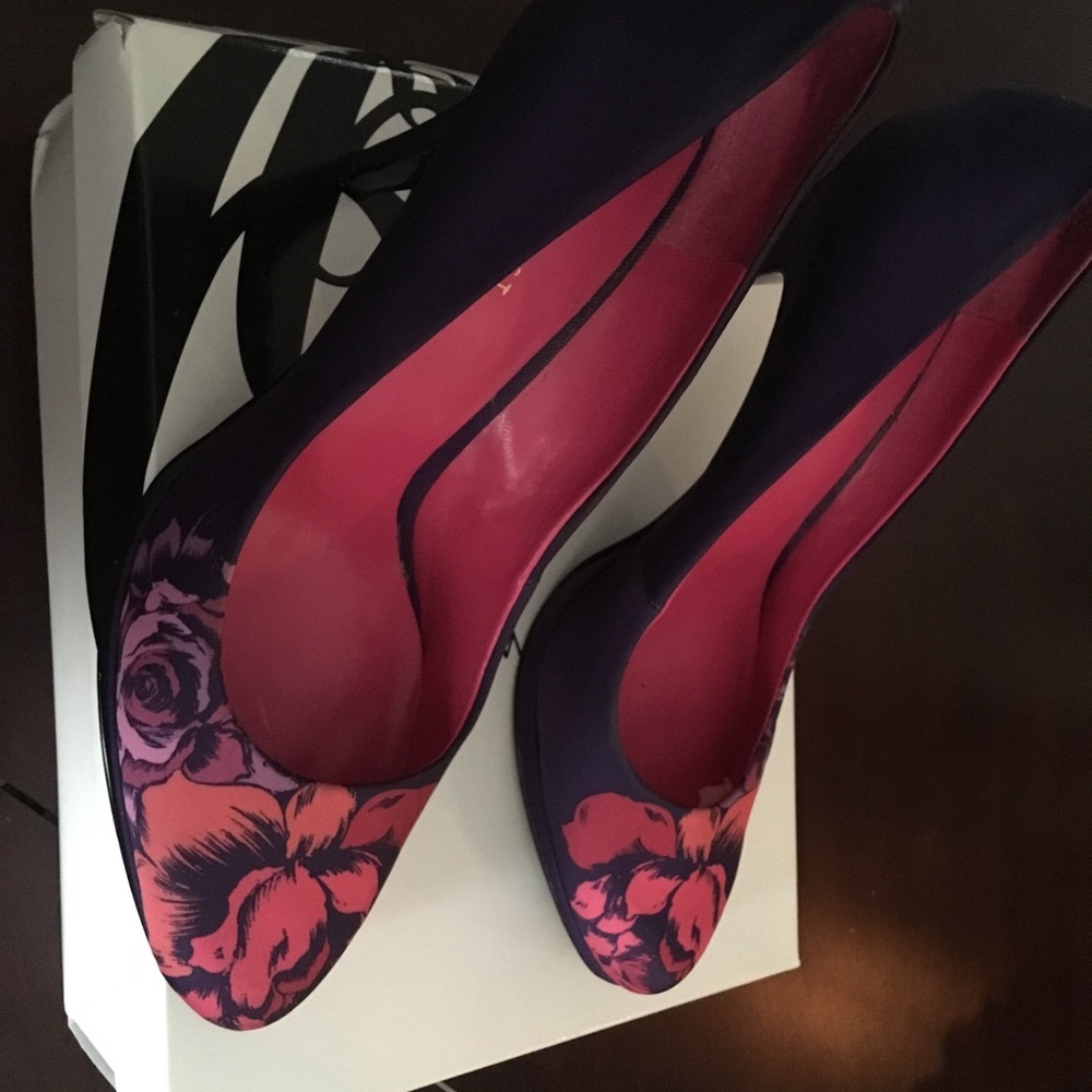 Nine West Purple/Pink Heels